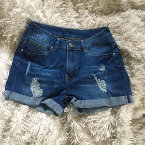 Jegging Jean shorts